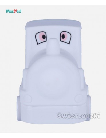 MesMed Lampka silikonowa z pilotem zmieniająca kolory Świetlaczek Lokomotywa