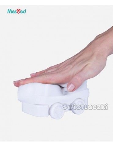 MesMed Lampka silikonowa z pilotem zmieniająca kolory Świetlaczek Lokomotywa