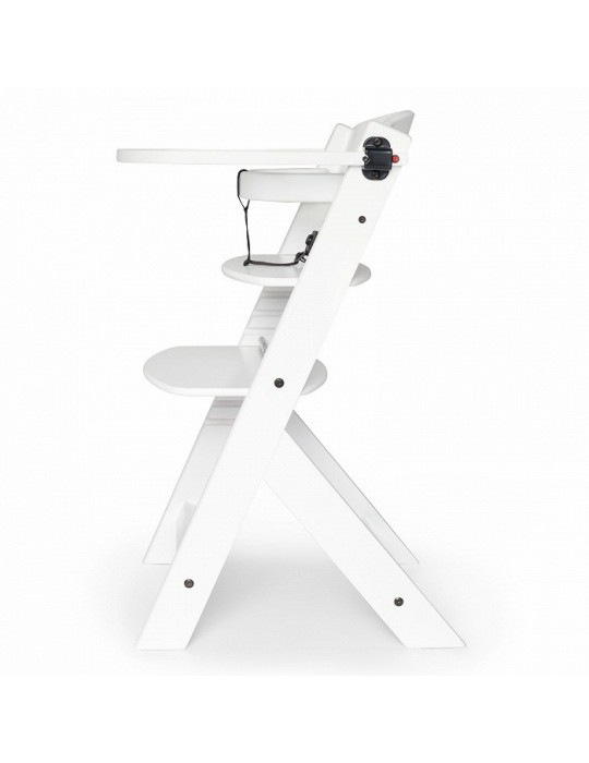 Kinderkraft Krzesełko do karmienia drewniane Enock white