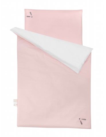 Piapimo pościel dziecięca bawełniana dwustronna z wypełnieniem Sleep sweet 80x100cm różowy i piaskowy Piapimo pościel dziecięca bawełniana dwustronna z wypełnieniem Sleep sweet 80x100cm różowy i piaskowy