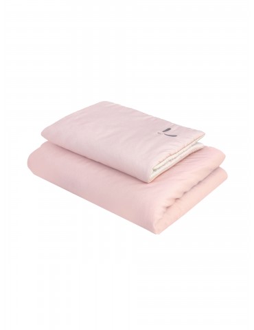 Piapimo pościel dziecięca bawełniana dwustronna z wypełnieniem Sleep sweet 80x100cm różowy i piaskowy Piapimo pościel dziecięca bawełniana dwustronna z wypełnieniem Sleep sweet 80x100cm różowy i piaskowy