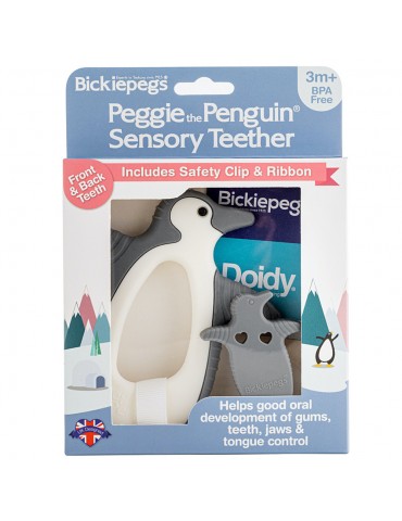 Doidy Bickiepegs Gryzaczek sensoryczny Peggie the penguin