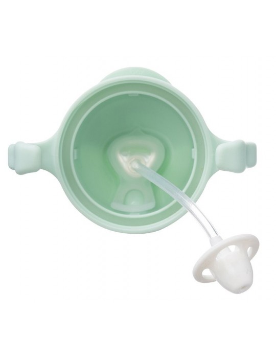 B.Box Bidon ze słomką 240ml Szary