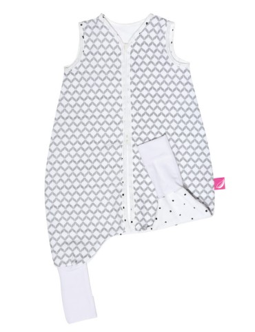 Motherhood Śpiworek muślinowy z nogawkami 12-18mc Classic Szary