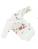 Yosoy Body niemowlęce z długim rękawem bawełna organiczna Vintage roses