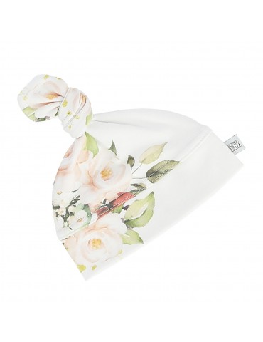 Yosoy Czapeczka niemowlęca bawełna organiczna Vintage roses Yosoy Czapeczka niemowlęca bawełna organiczna Vintage roses
