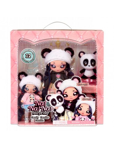 Na! Na! Na! Surprise Zestaw rodzinka panda