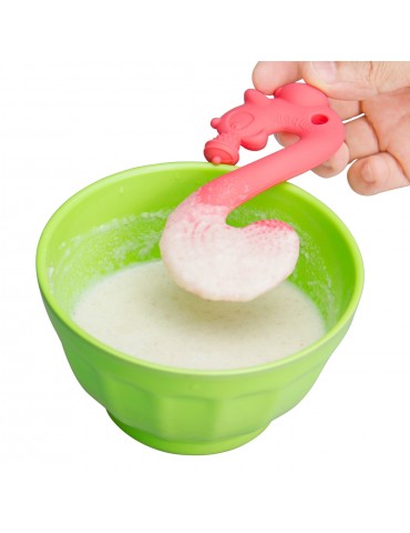 Mombella Gryzak zabawka Squirrel Light Blue