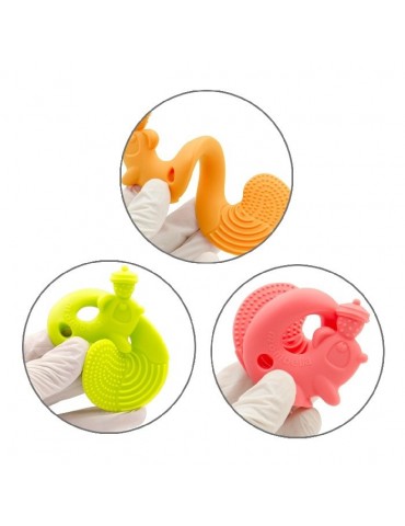 Mombella Gryzak zabawka squirrel orange Mombella Gryzak zabawka squirrel orange