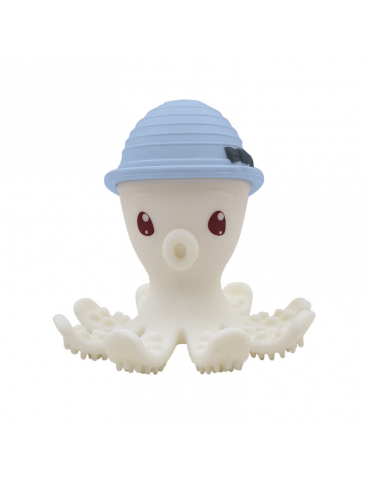 Mombella Gryzak zabawka ośmiornica Light Blue