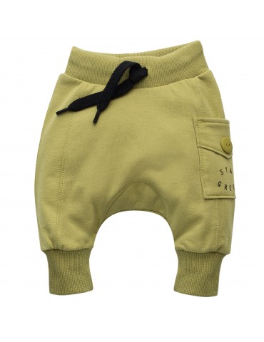 Pinokio Pumpy niemowlęce bawełniane Stay green zielony