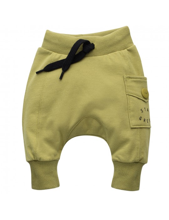 Pinokio Pumpy niemowlęce bawełniane Stay green zielony