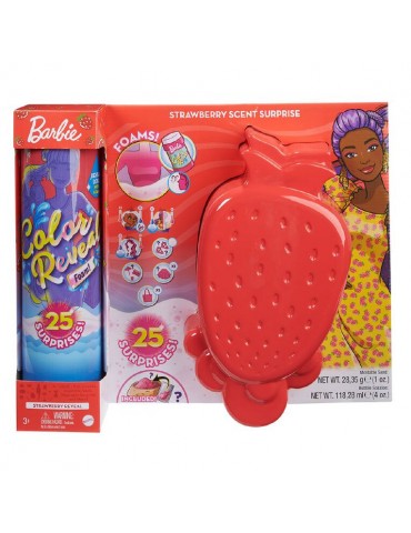 Barbie Color Reveal lalka niespodzianka o zapachu truskawki