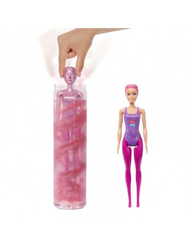 Barbie Color Reveal Kolorowa niespodzianka brokatowy róż