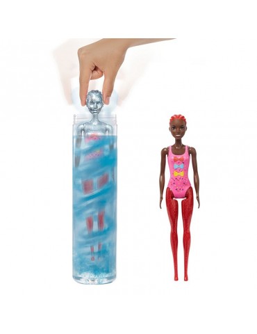 Barbie Color Reveal Imprezowa stylizacje fioletowe włosy