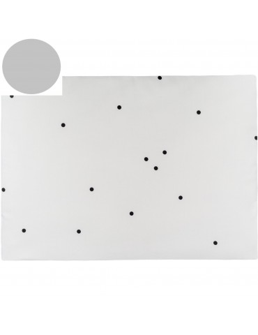 Lulumi poduszka 30x40cm Dots jasnoszara