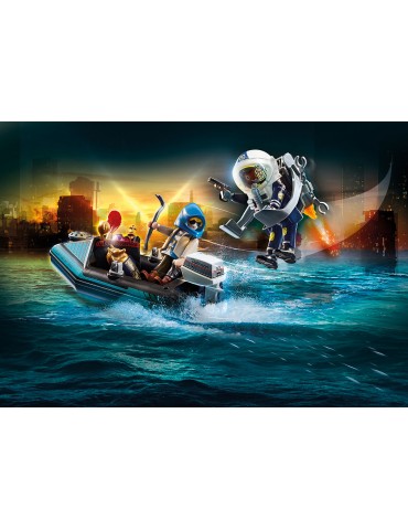 Playmobil Policyjny plecak odrzutowy