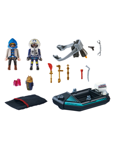 Playmobil Policyjny plecak odrzutowy