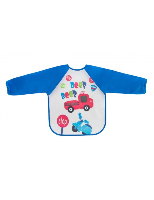 Bocioland Śliniak ceratowy z rękawkami Straż