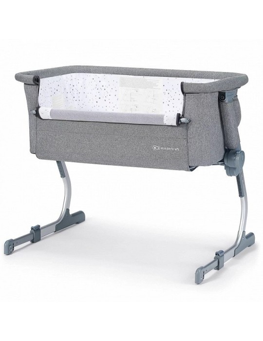 Kinderkraft Łóżeczko dostawne Uno up Grey Melange