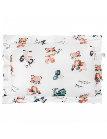 Bonjour Cherie Poduszka z falbanką 50/70 Retro fox Bonjour Cherie Poduszka z falbanką 50/70 Retro fox