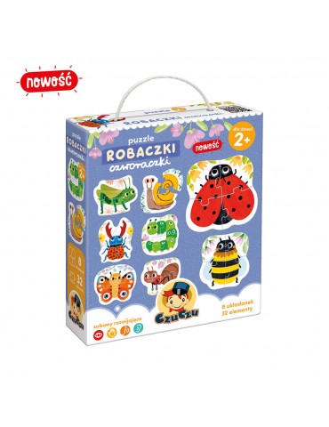 CzuCzu Puzzle robaczki czworaczki 2+