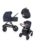 Petite&Mars Trails Wózek głęboko-spacerowy Anthracite blue
