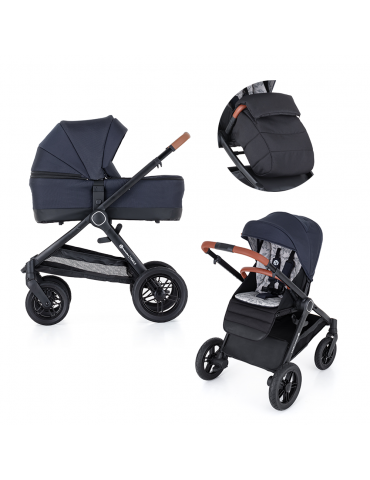 Pelite&Mars Trails Wózek głęboko-spacerowy Anthracite blue