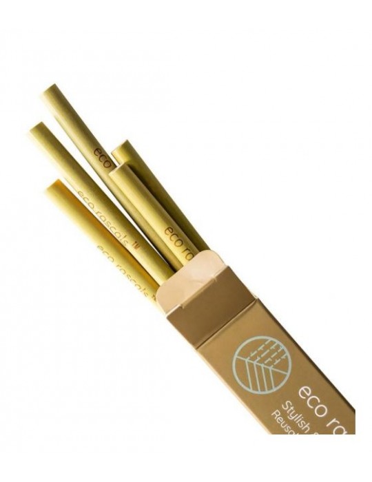 Eco rascals Zestaw 5 rurek bambusowych