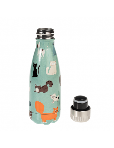 Travel Termobutelka stalowa 260ml Koty Rex London