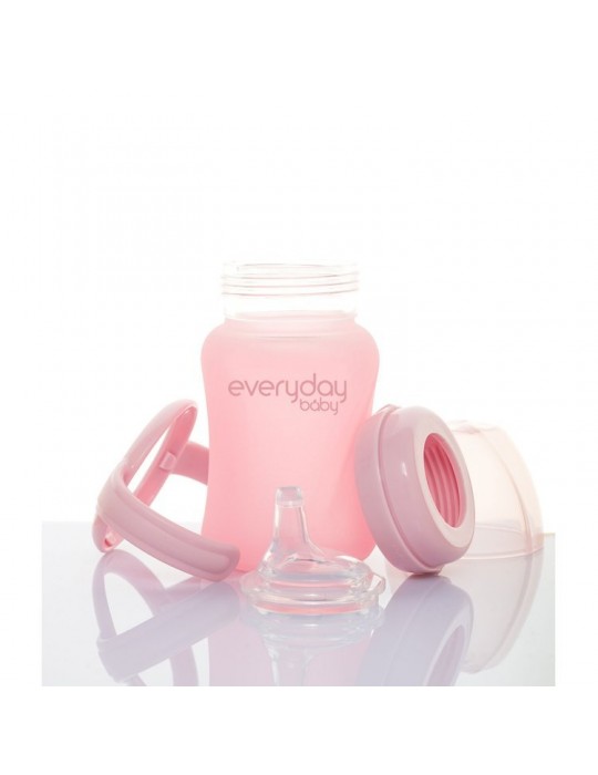 Everyday Baby Butelka szklana z ustnikiem niekapkiem 150ml miętowa
