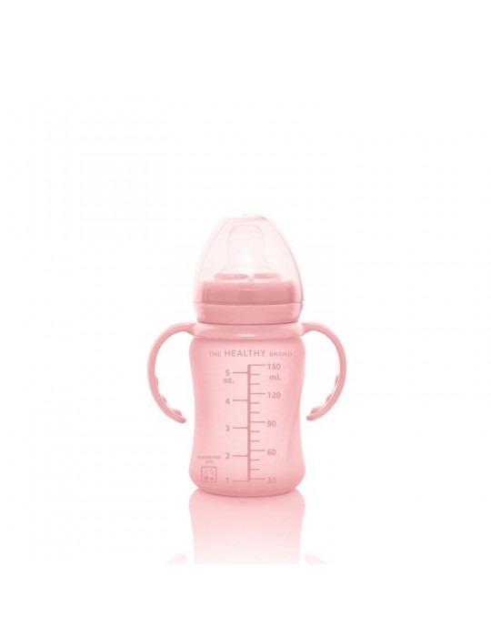 Everyday Baby Butelka szklana z ustnikiem niekapkiem 150ml miętowa