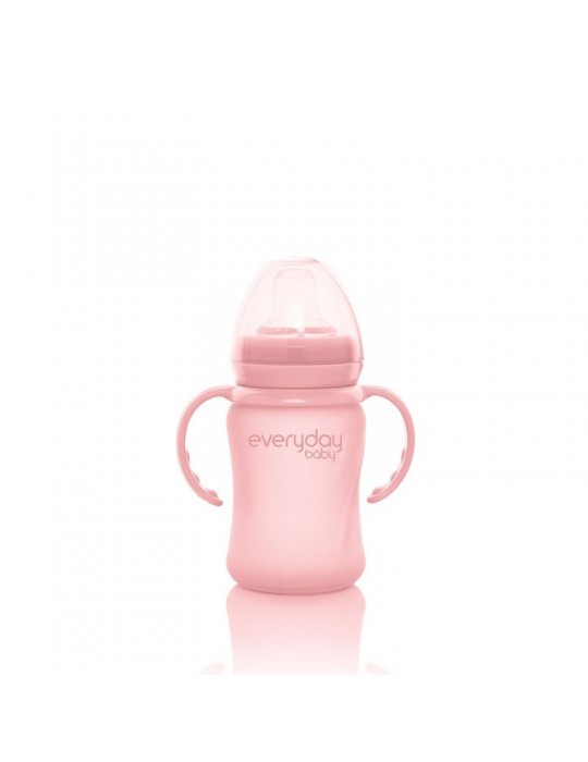 Everyday Baby Butelka szklana z ustnikiem niekapkiem 150ml miętowa