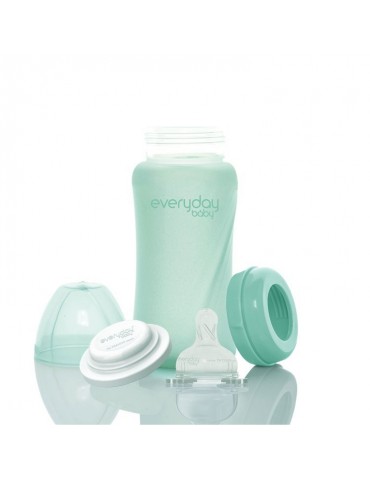 Everyday Baby Butelka szklana M 240ml miętowa