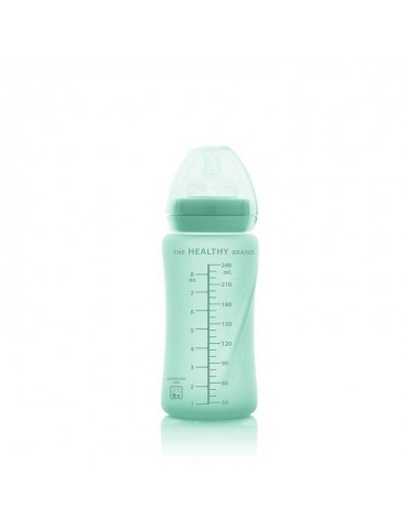 Everyday Baby Butelka szklana M 240ml miętowa