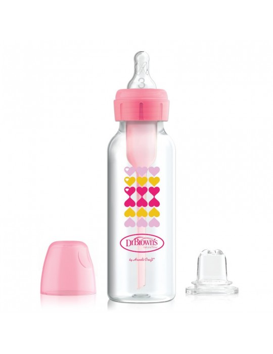 Dr Brown’s Butelka standard Options Plus 250ml zestaw różowy