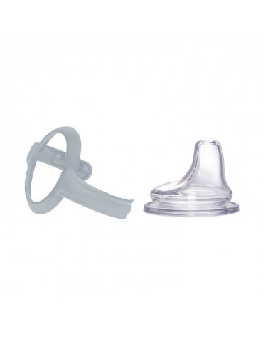 Everyday Baby Zestaw ustnik niekapek i rączki do butelki szary