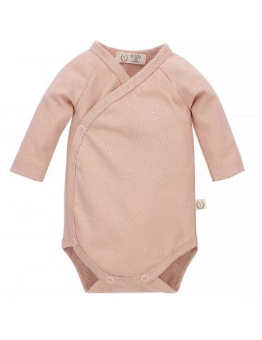 Yosoy Body niemowlęce z długim rękawem bawełna organiczna Sunrise pink Yosoy Body niemowlęce z długim rękawem bawełna organiczna Sunrise pink