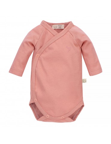 Yosoy Body niemowlęce z długim rękawem bawełna organiczna Rose gold Yosoy Body niemowlęce z długim rękawem bawełna organiczna Rose gold