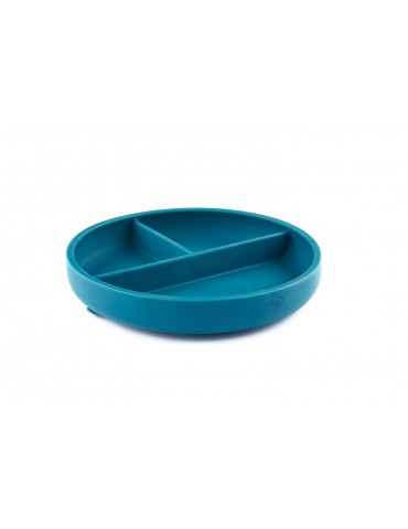 Baby in world Talerzyk silikonowy z przyssawką Ocean Blue Baby in world Talerzyk silikonowy z przyssawką Ocean Blue