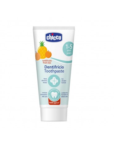 Chicco Pasta do zębów owocowa z fluorem 50 ml Chicco Pasta do zębów owocowa z fluorem 50 ml