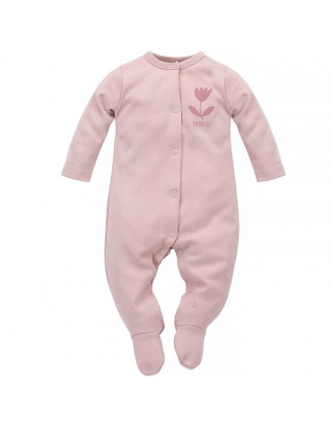 Pinokio Pajac niemowlęcy bawełniany Romantic różowy