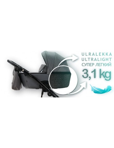 Adamex Mobi air wózek głęboko-spacerowy TK57 szary Adamex Mobi air wózek głęboko-spacerowy TK57 szary
