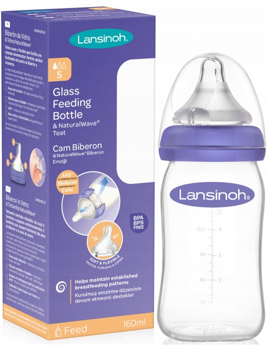 Lansinoh Butelka Szklana 160ml