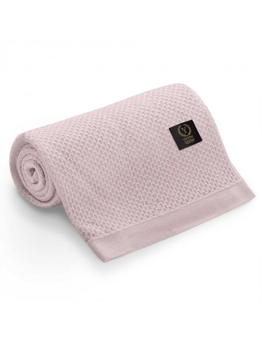 Yosoy Kocyk bambusowy Clover Powder pink