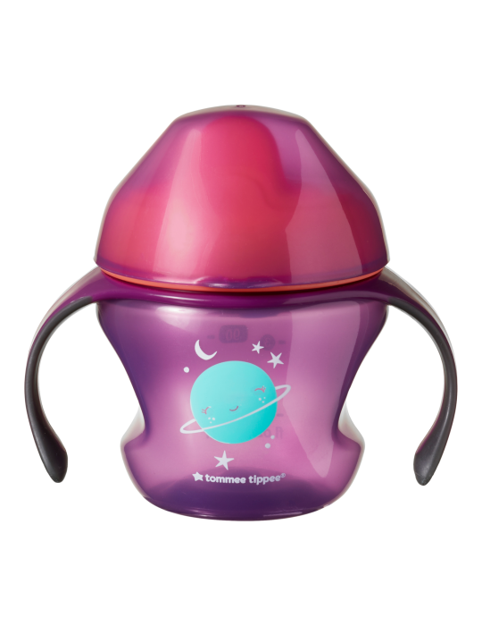 Tomme tippee Kubek Pierwszy niekapek z uchwytami 150ml 4m+ niebieski