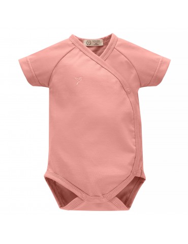 Yosoy Body niemowlęce z krótkim rękawem bawełna organiczna Rose gold Yosoy Body niemowlęce z krótkim rękawem bawełna organiczna Rose gold