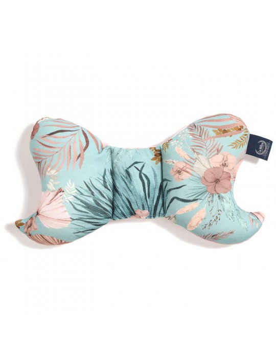 La Millou Poduszka antywstrząsowa Angel's Wings Otganic jersey collection ( Boho Palms - Powder pink )