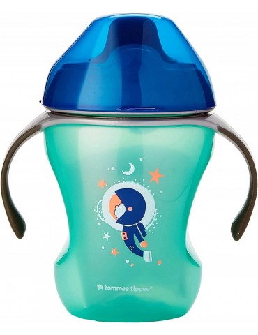 Tommee Tippee Kubek niekapek Kosmonauta 230ml 6m+ zielony Tommee Tippee Kubek niekapek Kosmonauta 230ml 6m+ zielony