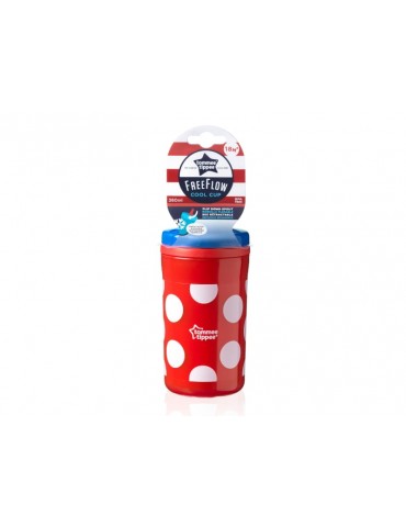 Tommee Tippee kubek Cool cup 380ml 18m+ czerwony
